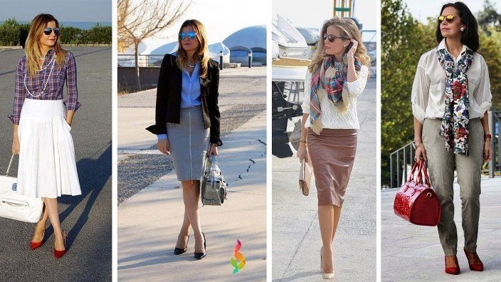 Пример пары образов. Луки для женщин. 