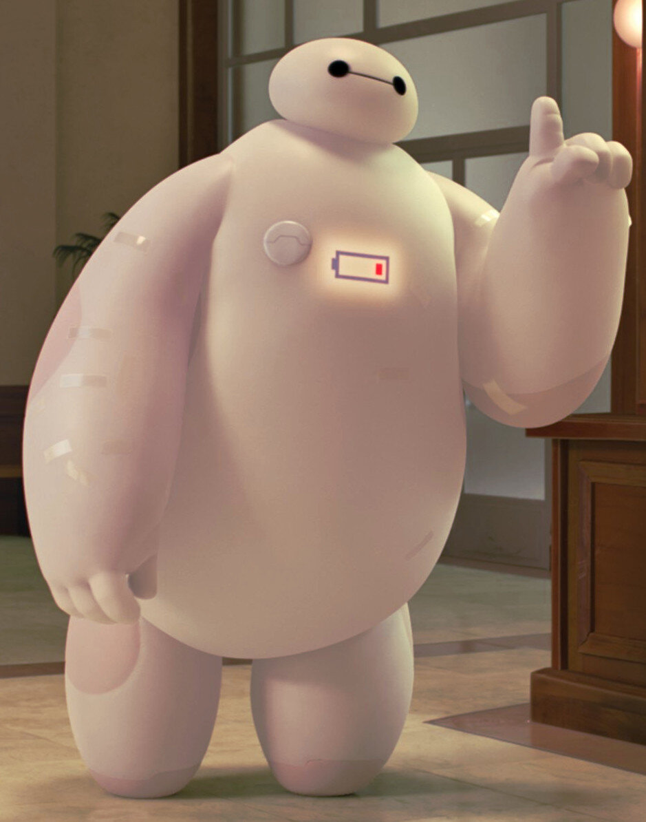 Мягкий и милый робот Беймакс. 