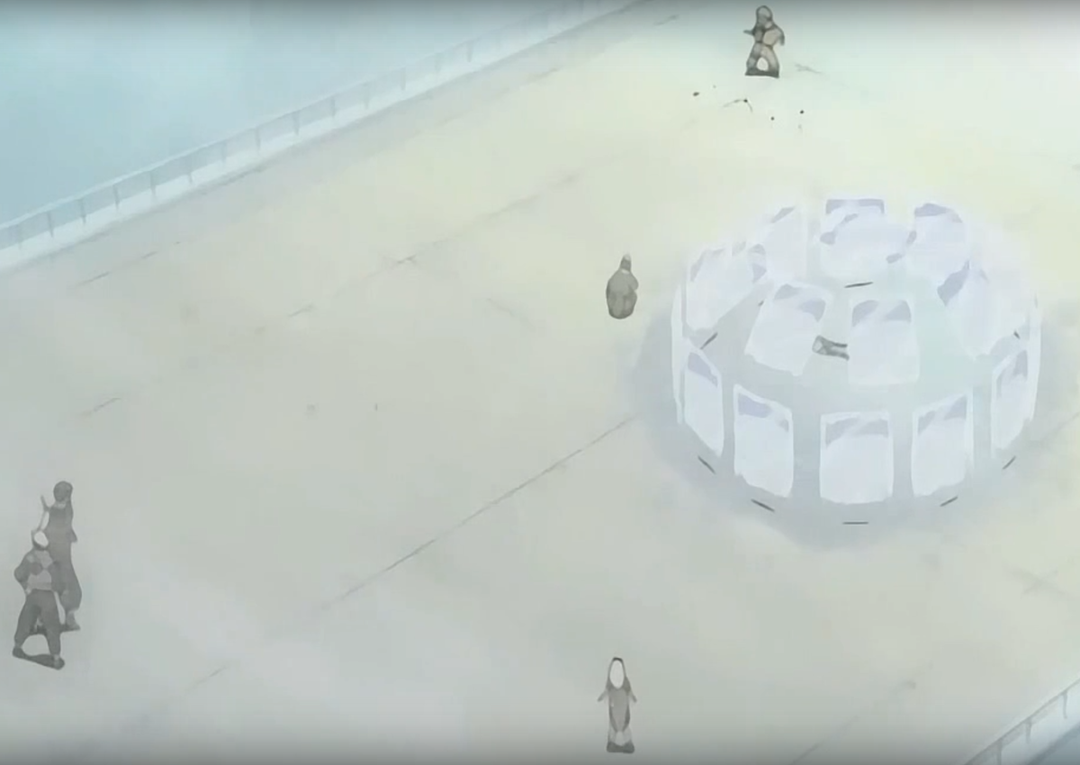 показанное поле боя