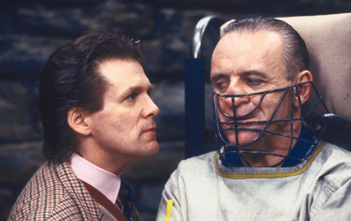 Кадр из фильма "Молчание ягнят", 1991 г.