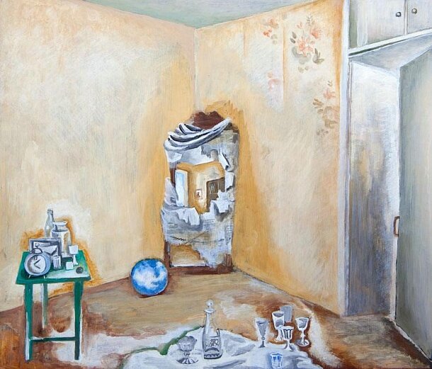 А вот так Александр Борисов изобразил квартиру Лукашиных. Источник фото: museikino.ru