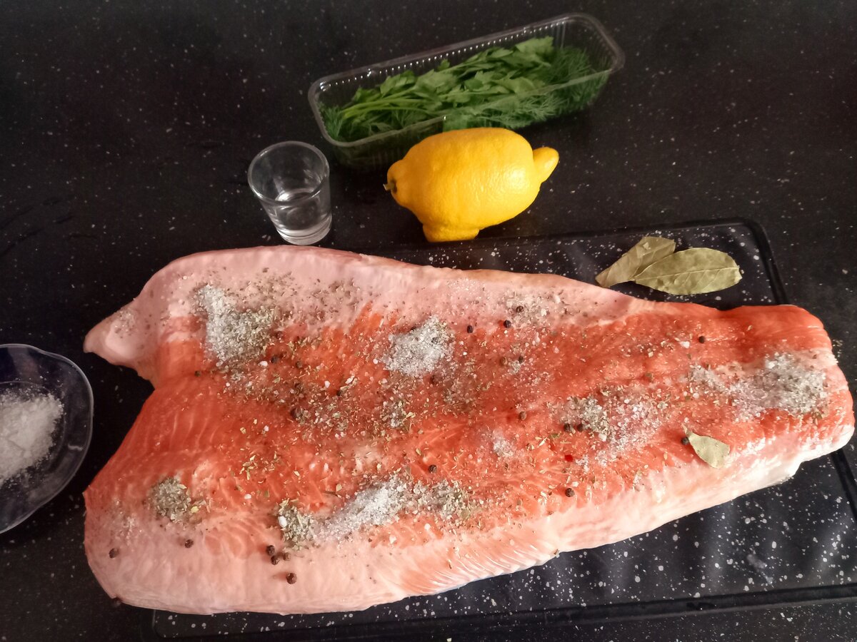 Натираем солью