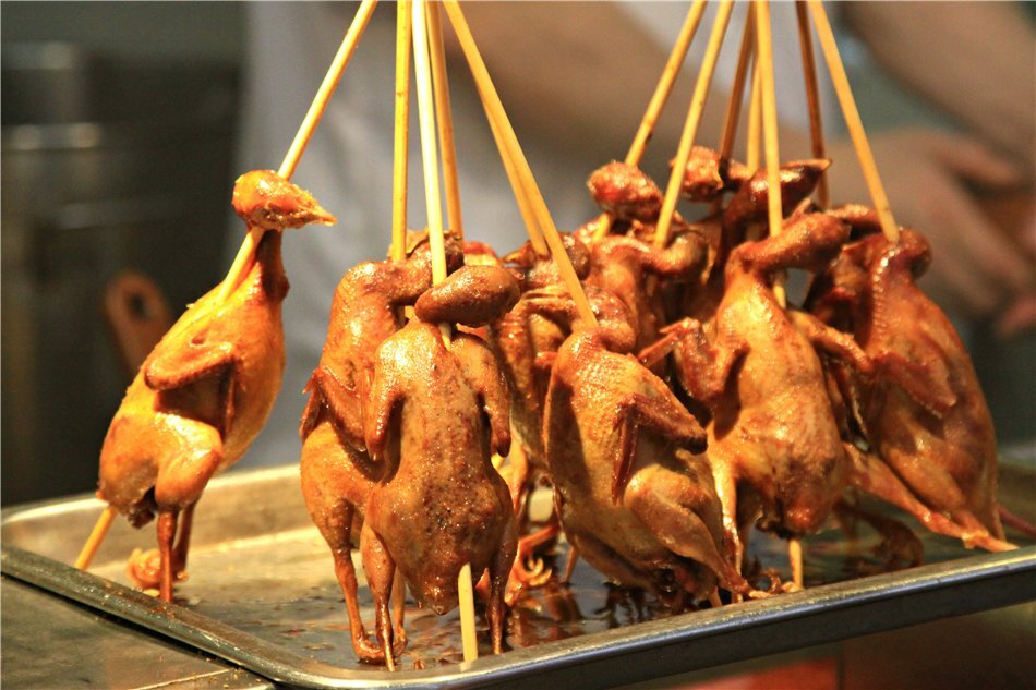 Готовые голуби с мангала