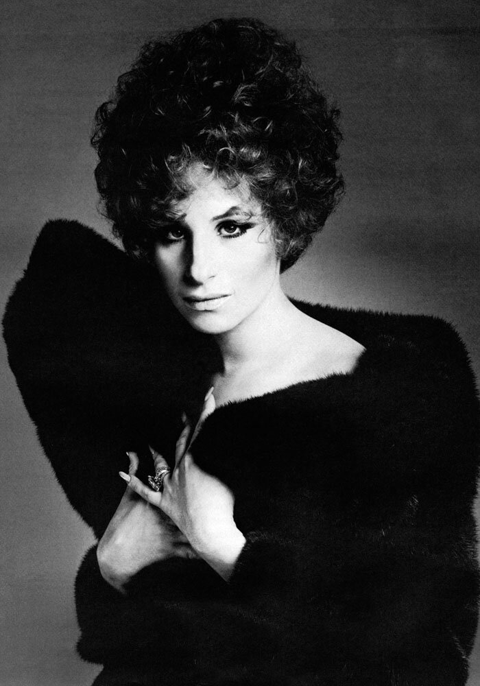Барбара Стрейзанд в шубе от Blackglama, 1968 год