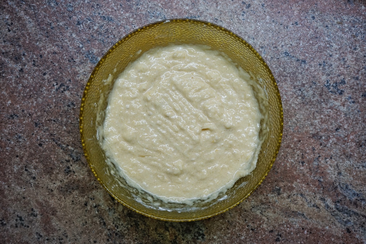 Тесто готово, осталось напечь оладушки