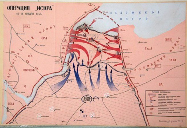 12 января 1943 года - началась операция "Искра"