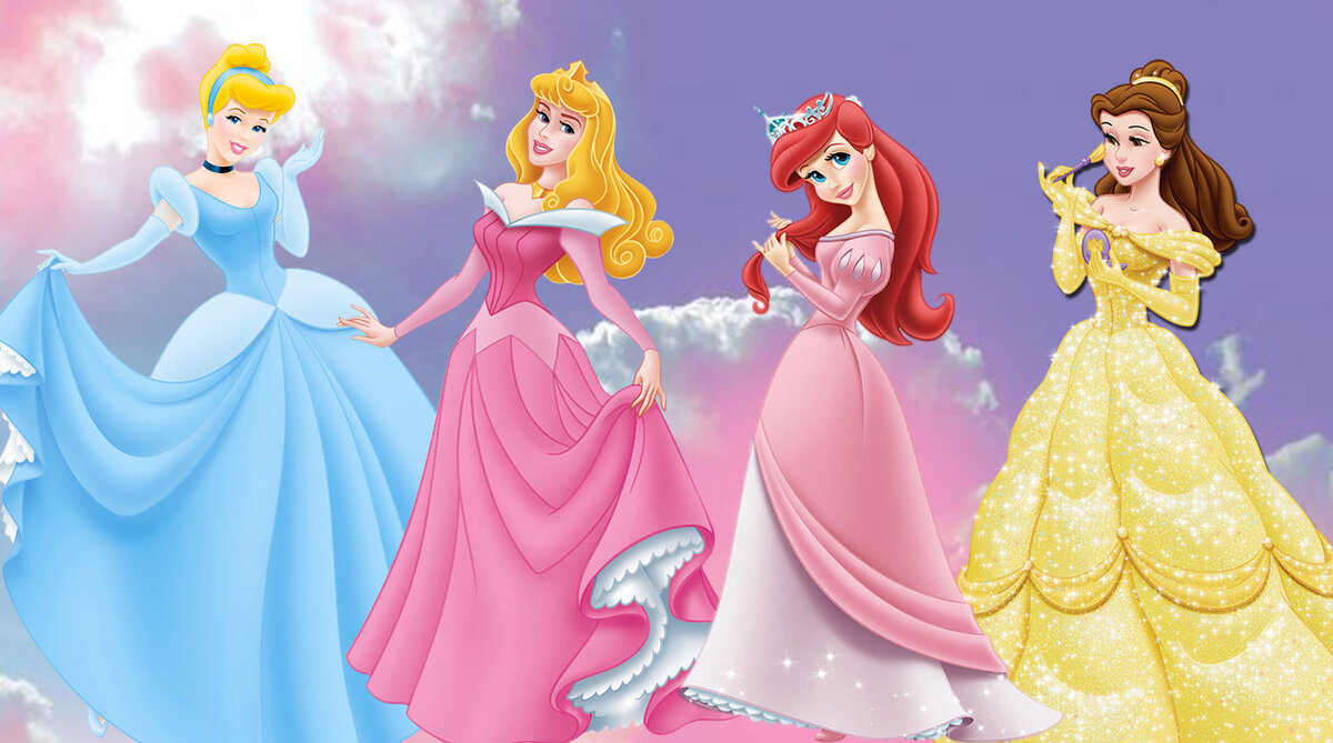 Золушка, Аврора, Ариэль и Белль