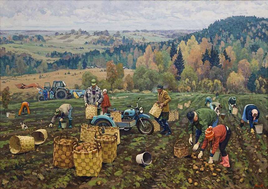 Увлекался собиранием картин