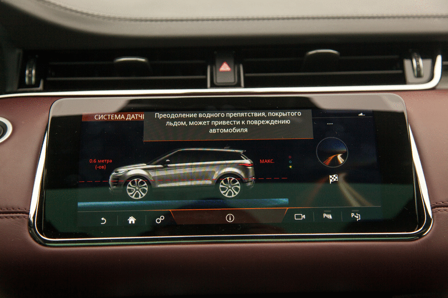 Благодаря технологии Ground   View может видеть, буквально, сквозь капот – удобно при движении по бездорожью