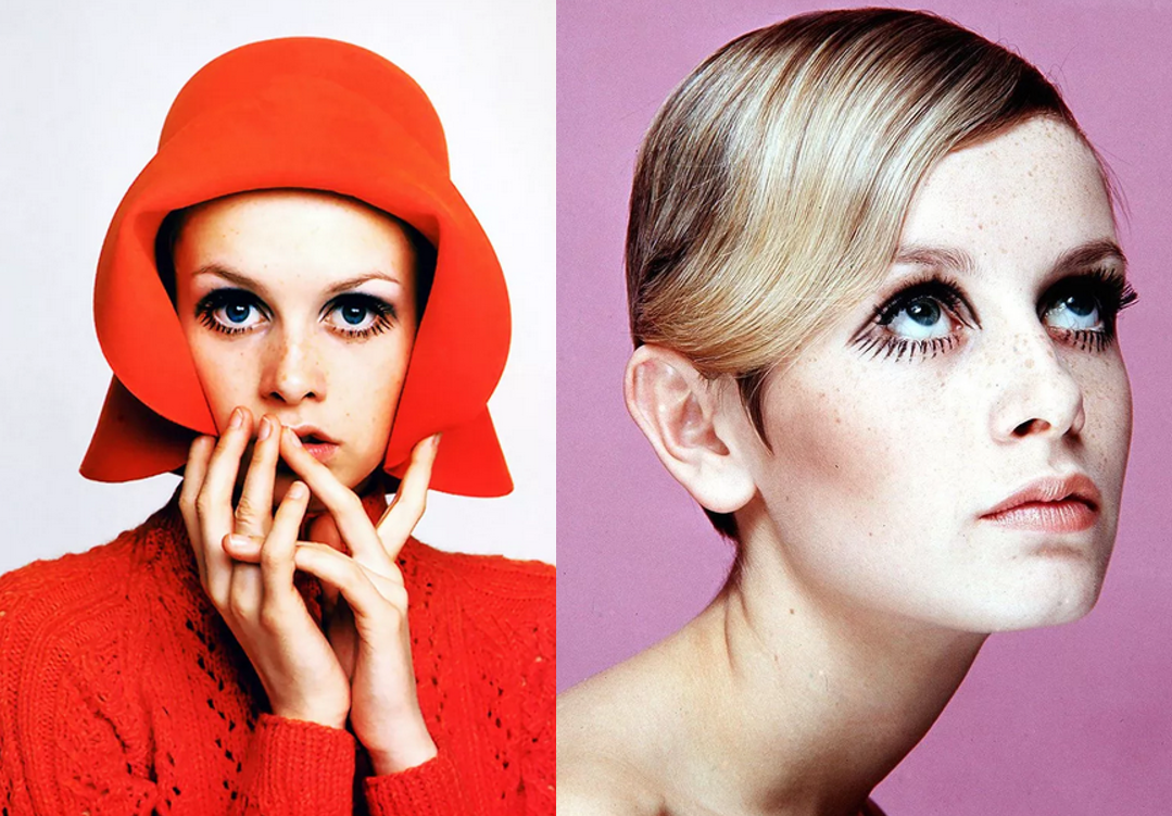 Коллаж сделан автором канала. Твигги