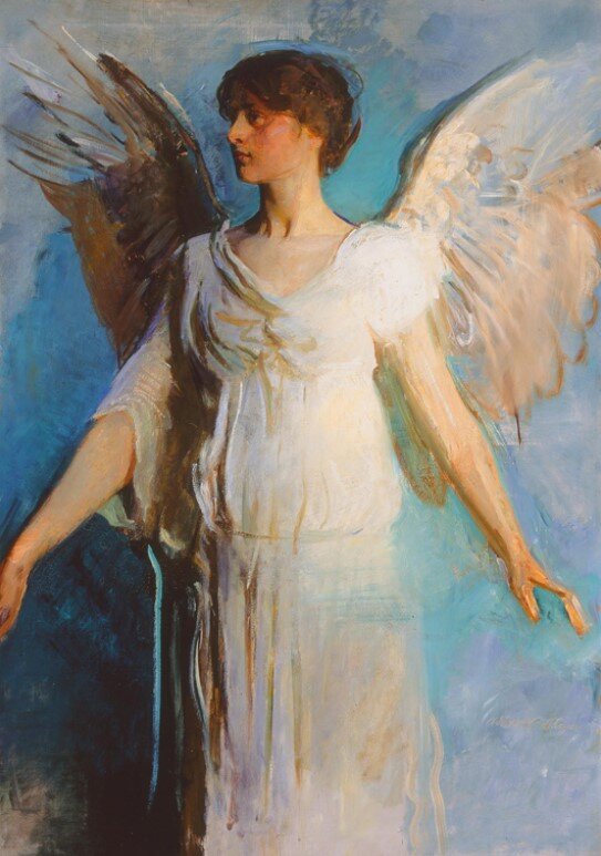 Ангел. Эббот Хендерсон Тэйер. 1893 г. 