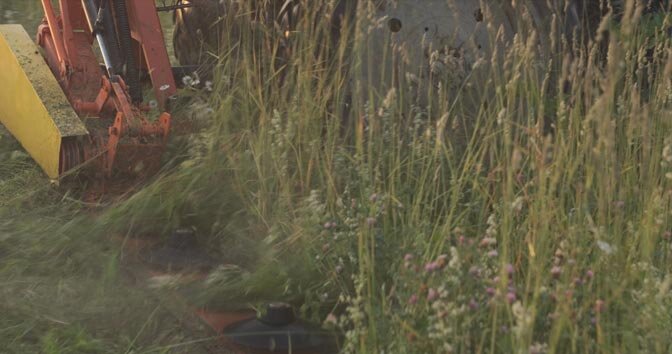 Эксплуатация роторной косилки КРН 2.1