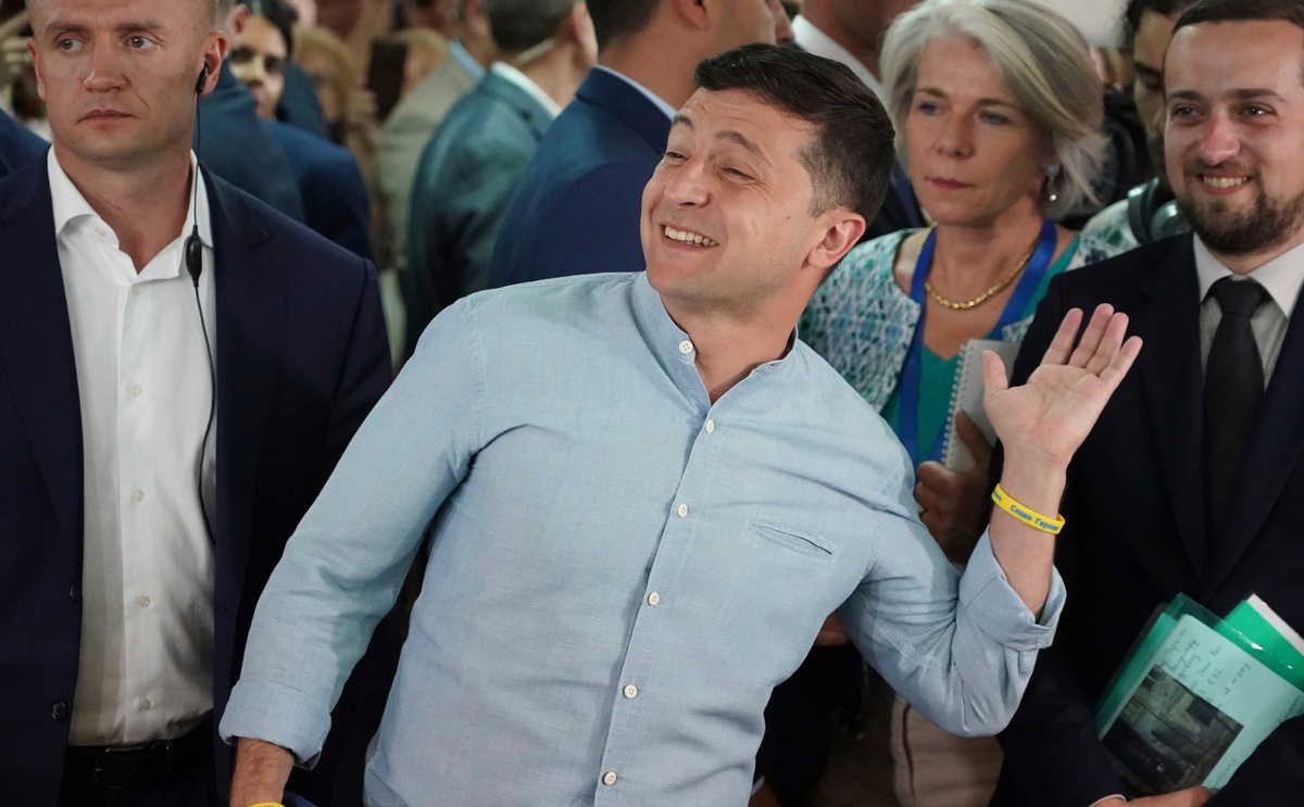 Президент Украины Владимир Зеленский. (фото из открытых источников)