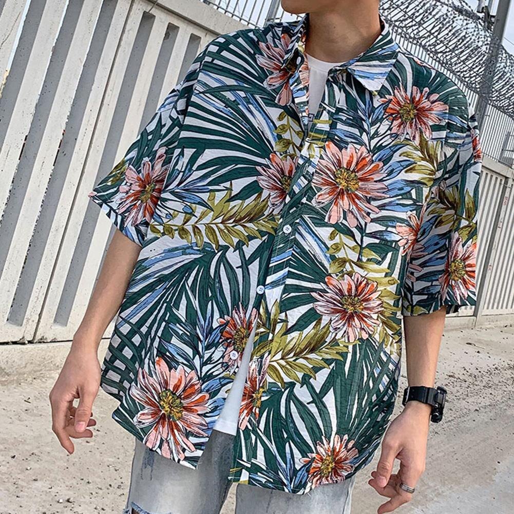 Гавайская рубашка тропик