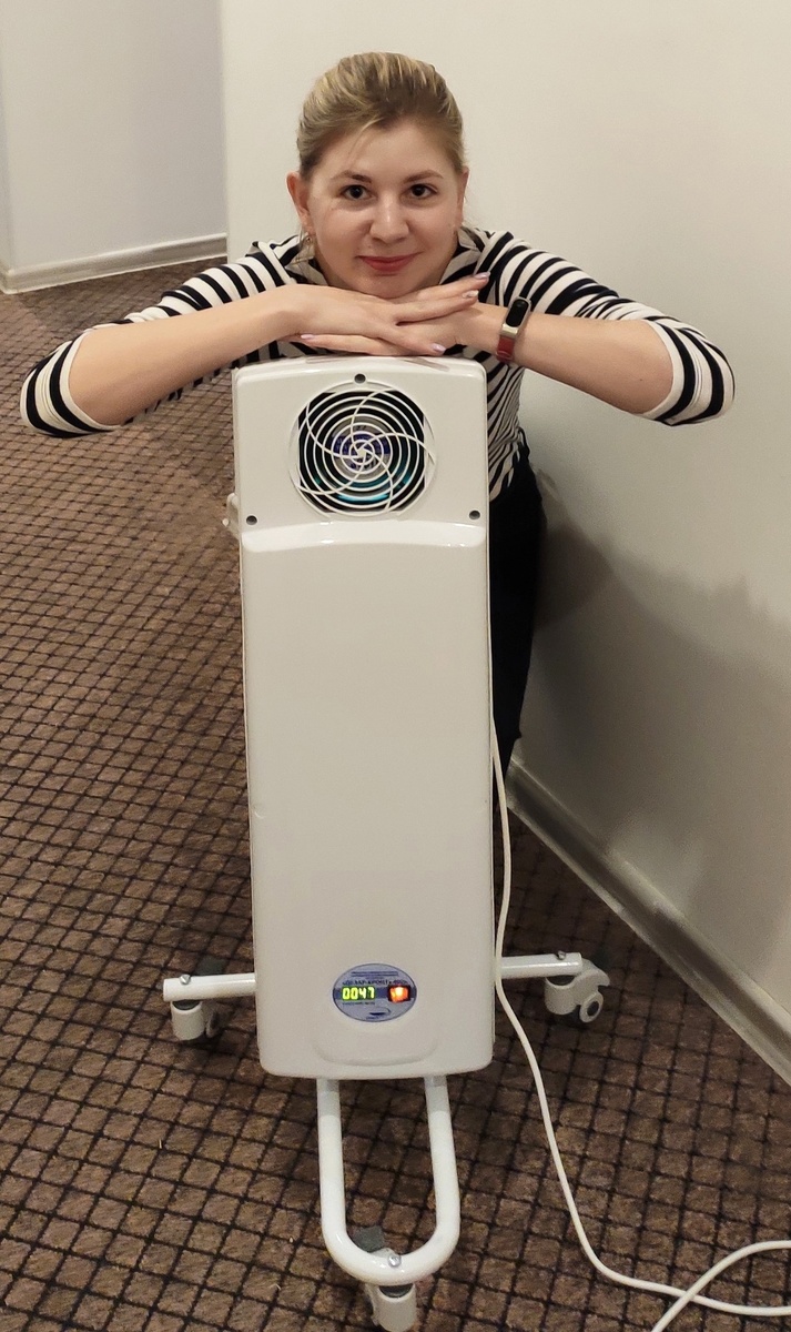 Наш рециркулятор ДЕЗАР - КРОНТ - 801 и автор статьи