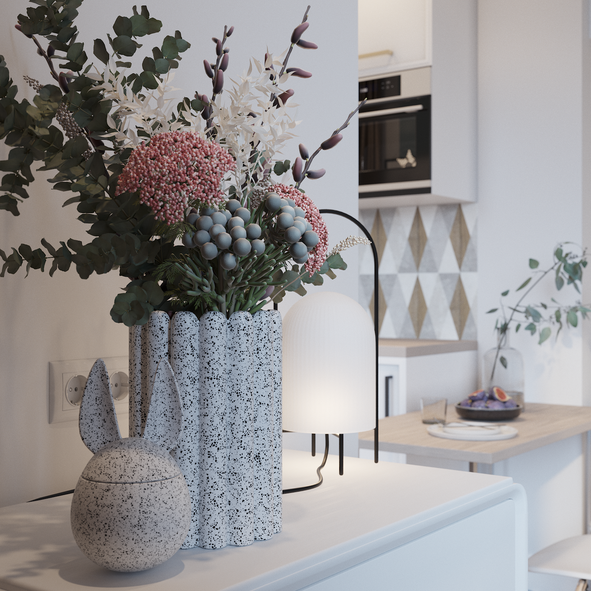 Детали интерьера в ЖК «Сколково».