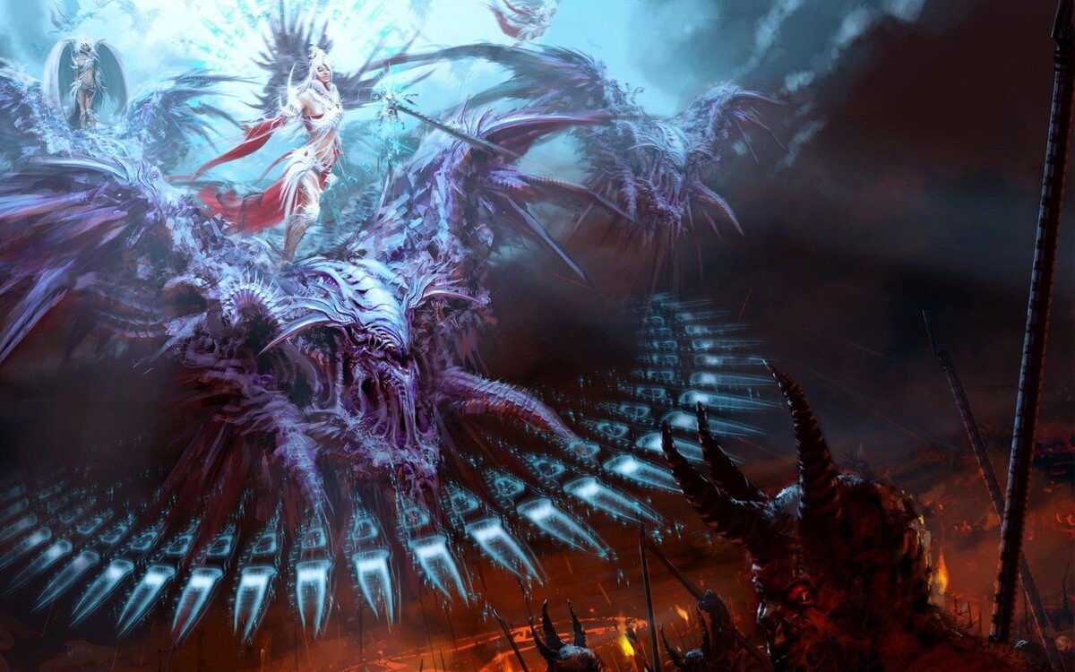 Битва. Ангелы  и демоны