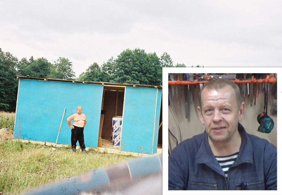 2006 год, старт в чистом поле. Дом будет готов к сентябрю 2006 года. Прожили в нём 7 лет. Я когда приехал был пополнее чем сейчас.