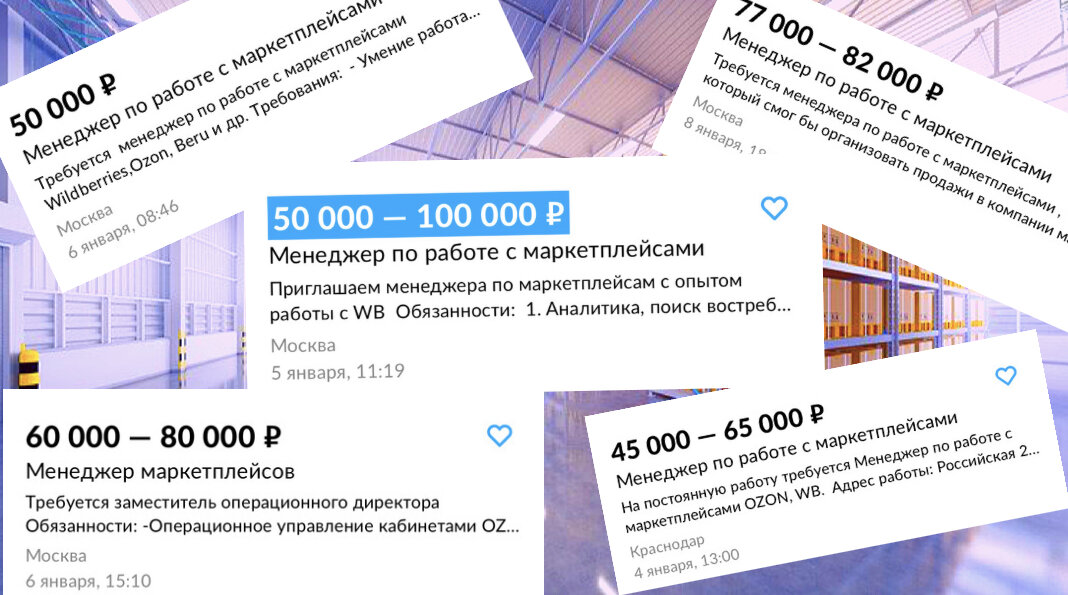 Профессия Менеджер Маркетплейсов