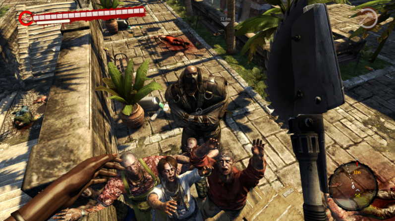 Геймплей Dead island.
