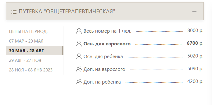 цена размещения