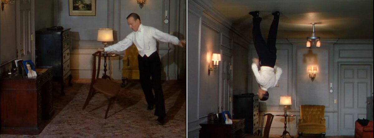 "Антигравитационный" танец Фреда Астера.