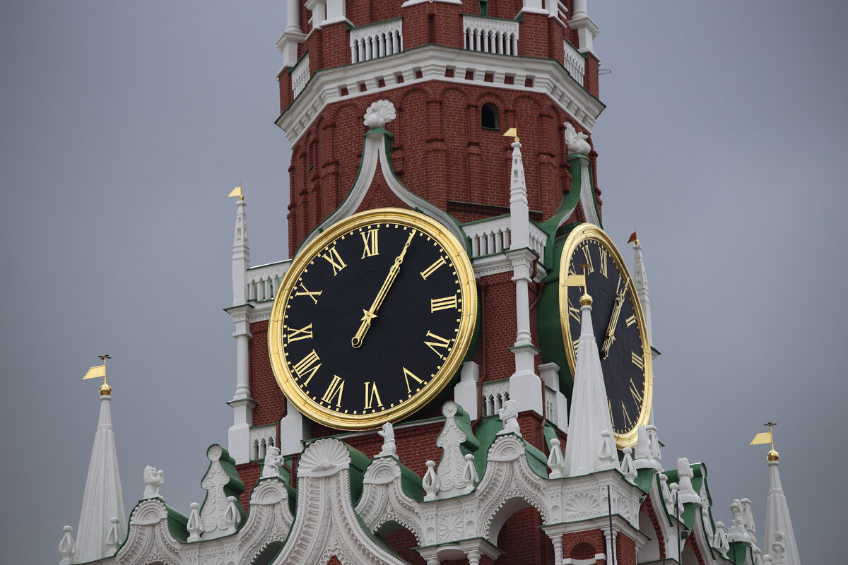 Кремлевские куранты на спасской башне