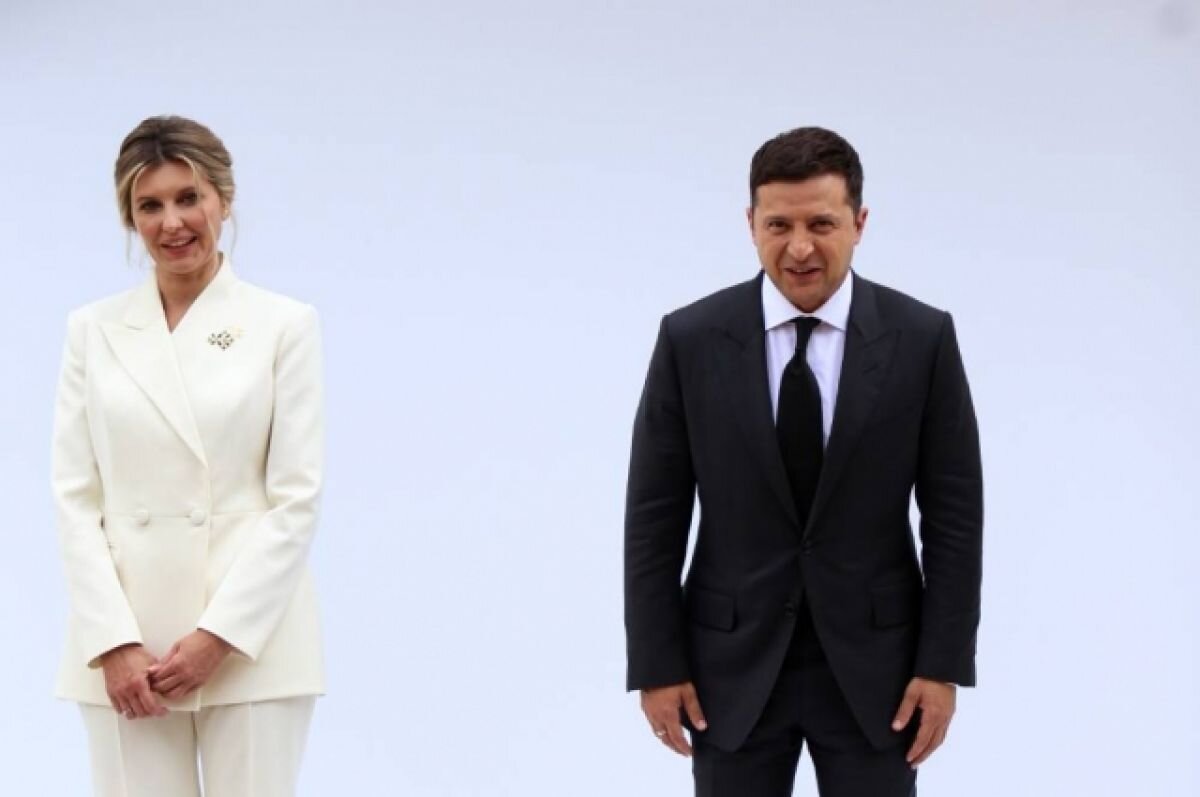    Елена и Владимир Зеленские.