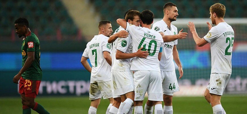 ФК «Ахмат» одержал победу над ФК «Локомотив» в матче чемпионата РФ © Рамиль Ситдиков / РИА Новости