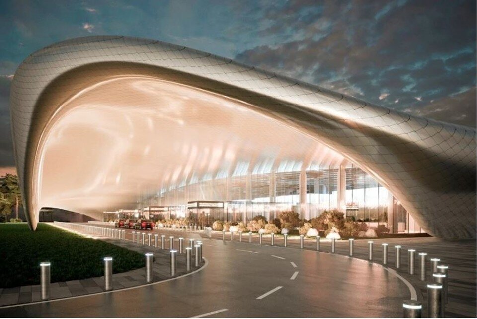     Первая очередь нового аэропорта будет готова к концу 2023 года. Фото: Ingmar Architects