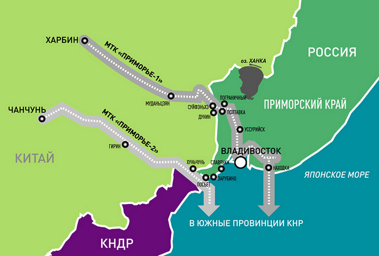 Карта пограничный приморский край