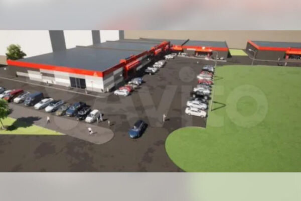    Эскиз будущего торгового центра в Камышине