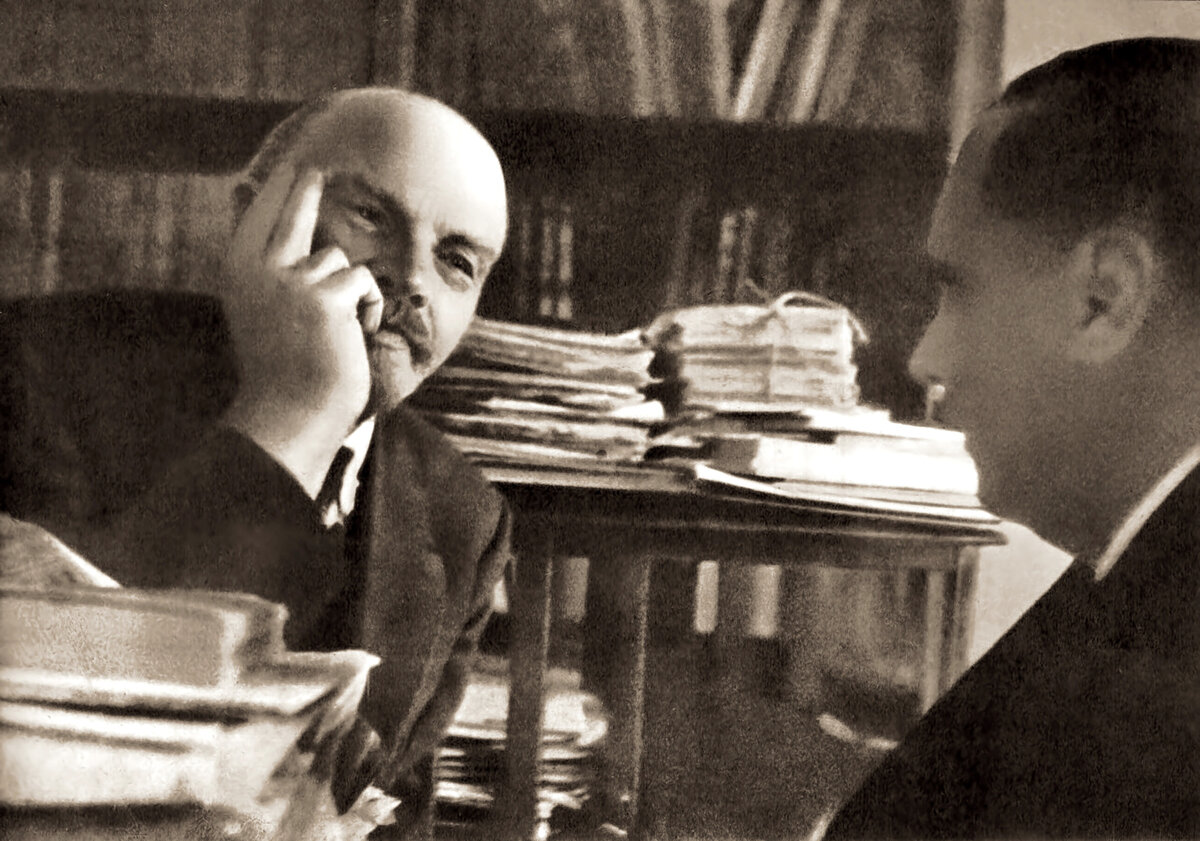 Встреча Ленина и Герберта Уэллса в Москве в 1920 году