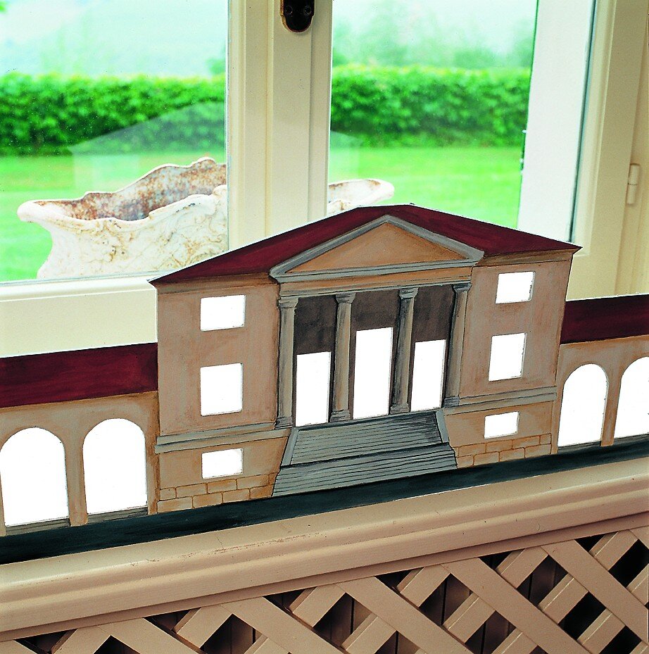 Сюжет для оконного светильника вы можете выбрать сами.