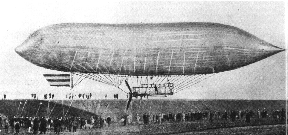 ''Aeolus'' blimp Paul Haenlein 1872