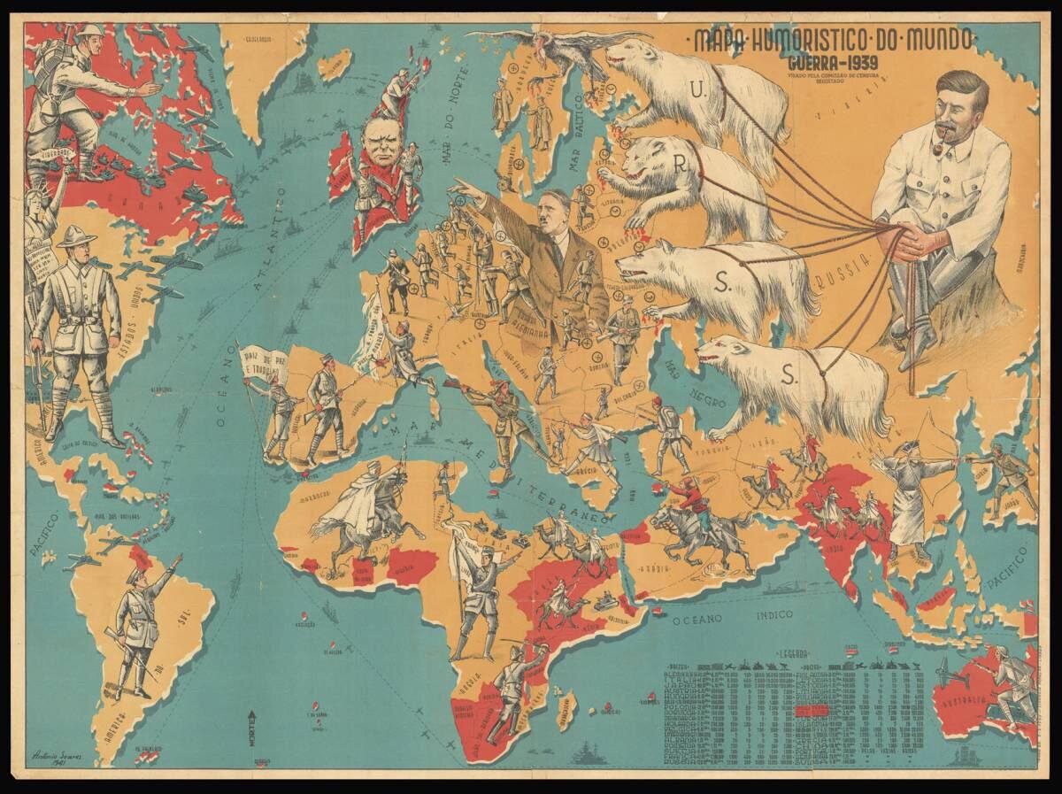 Карта 1939 белая