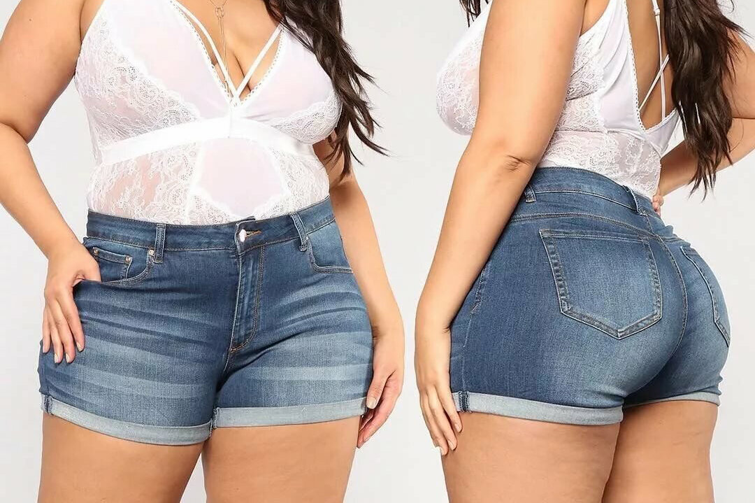 Правильные шорты украшают фигуру. Модель Летиция Томас.