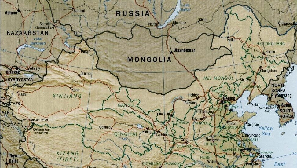Улан батор карта на русском