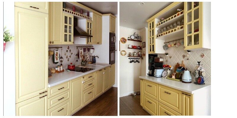 Две столешницы, две рабочие поверхности - это много места и удобство в работе