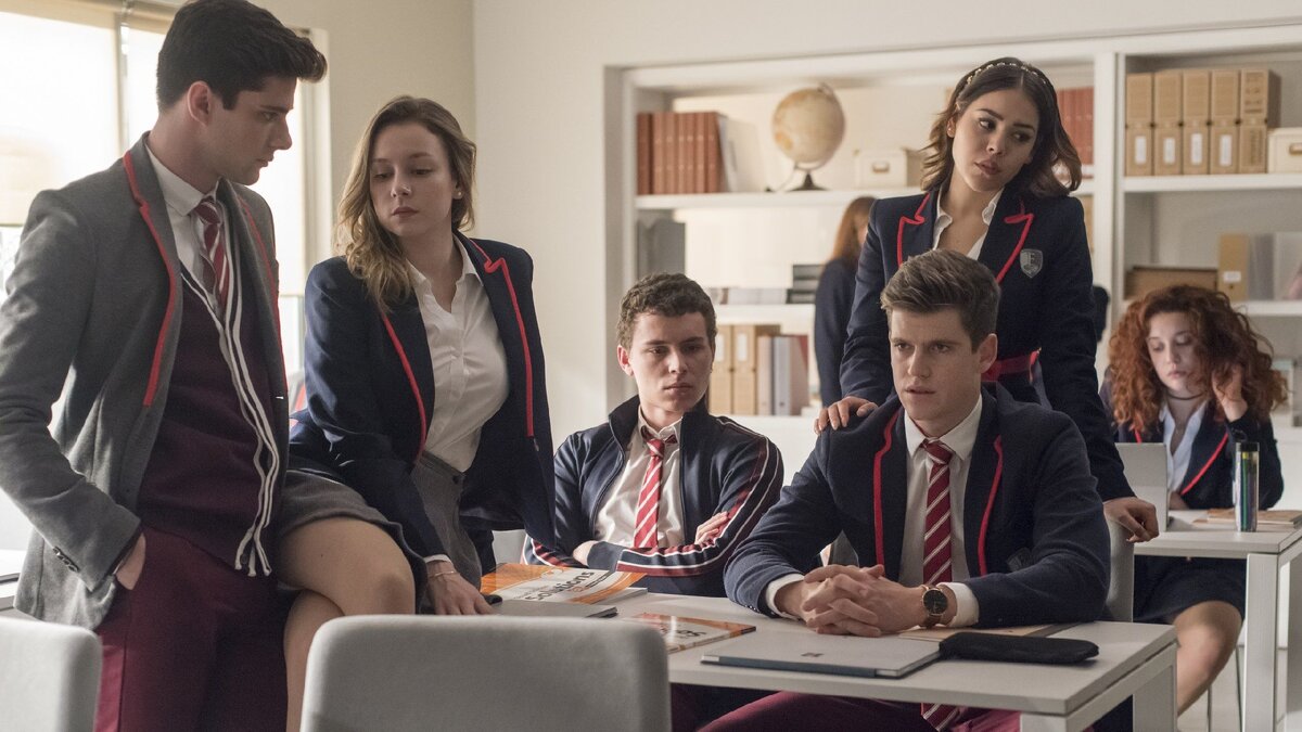 Кадр из сериала "Элита" от компании Netflix