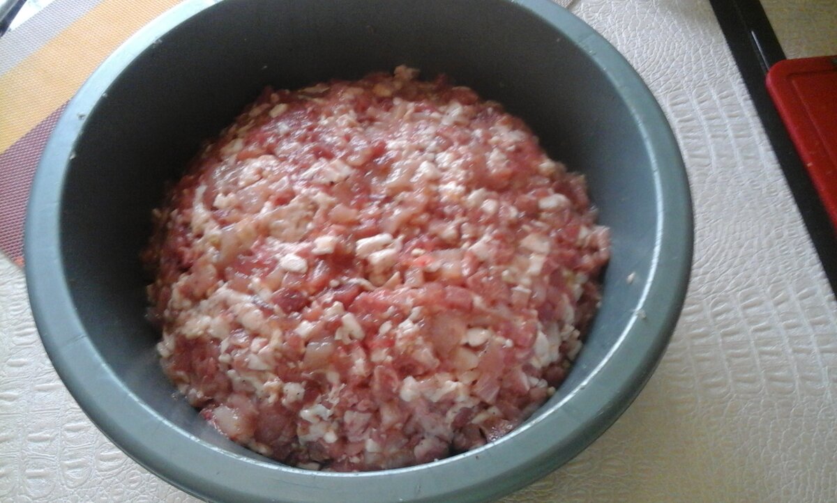 заготовка для колбасы.