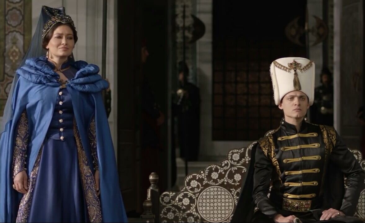 Кёсем-султан и султан Ибрагим. Кадр из сериала «Империя Кёсем»