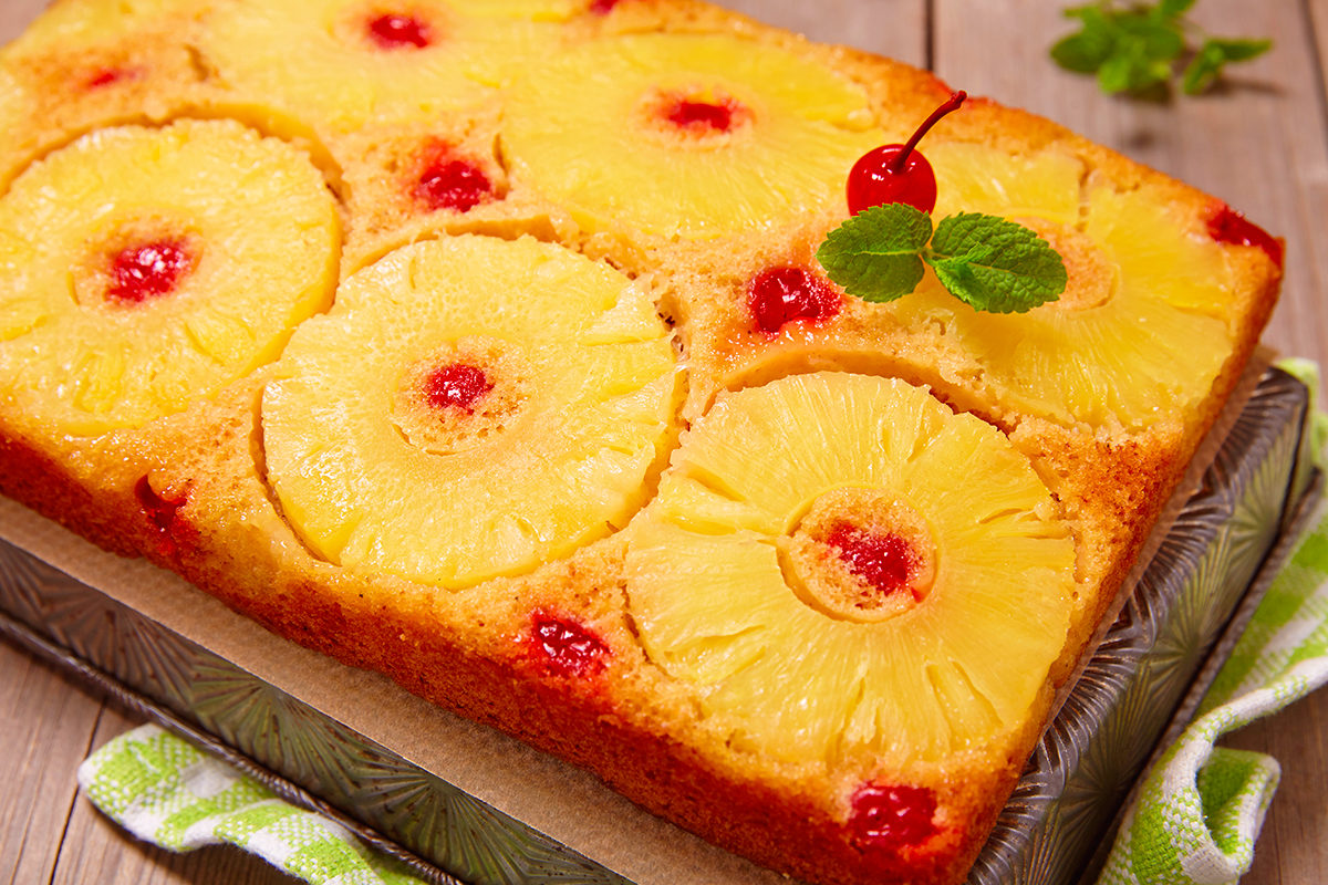 Self-Rising Pineapple Upside-Down Cake Recipe Upside down cake, Pineapple upside