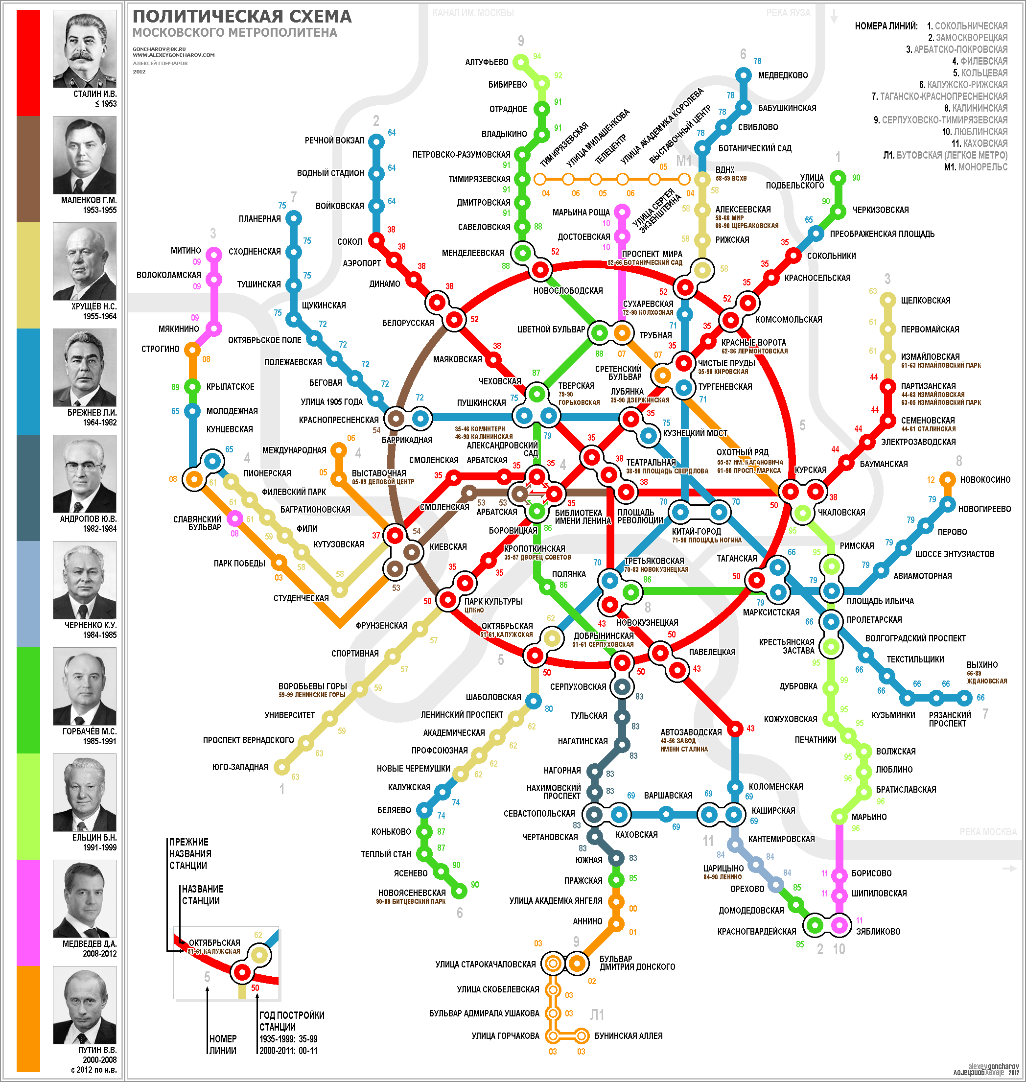 Альтернативные карты метро Москвы