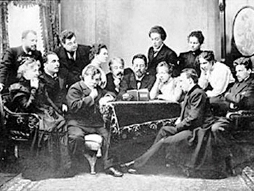 Чехов А.П.  с артистами МХТ.
