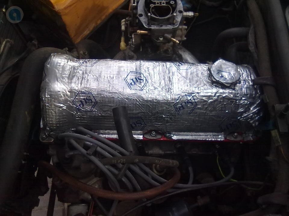 Мужики решили обклеить виброй и шумоизоляцией мотор, чтобы тише работал ...