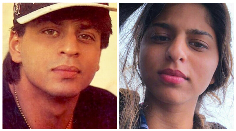 Шахрукх и дочь Сухана. Коллаж: https://clck.ru/QrKxS