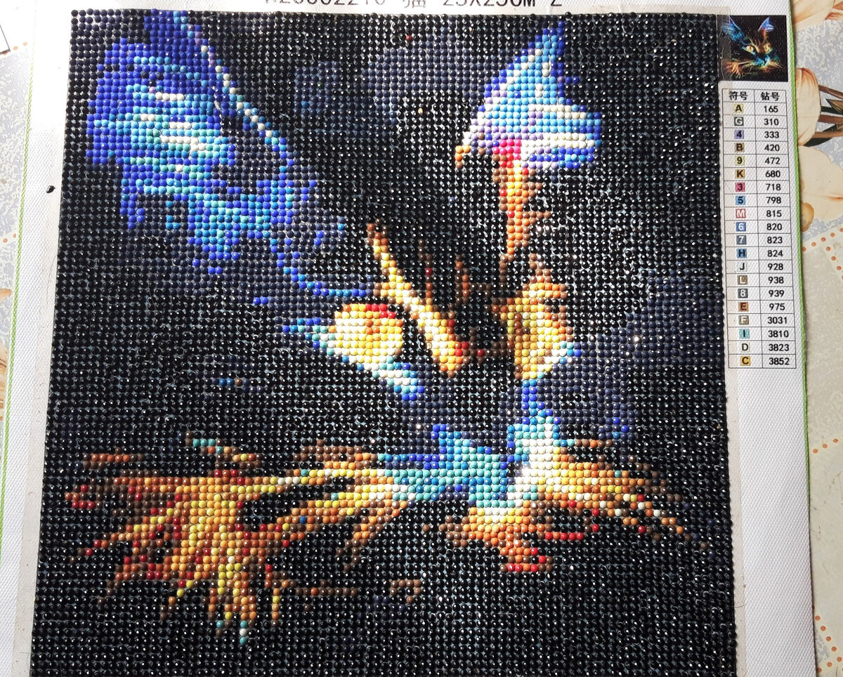 Мое фото собранной мозаики