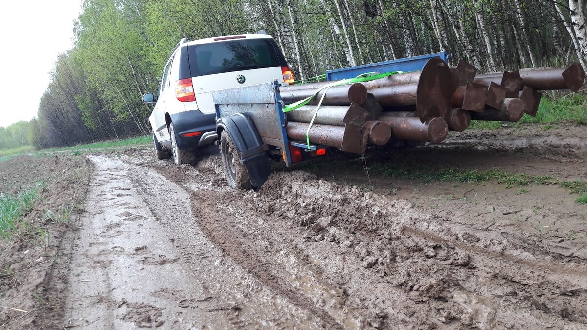 Казалось бы фигня - но сам выехать уже не смог.