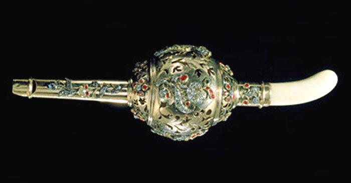 Погремушка будущего императора Николая II